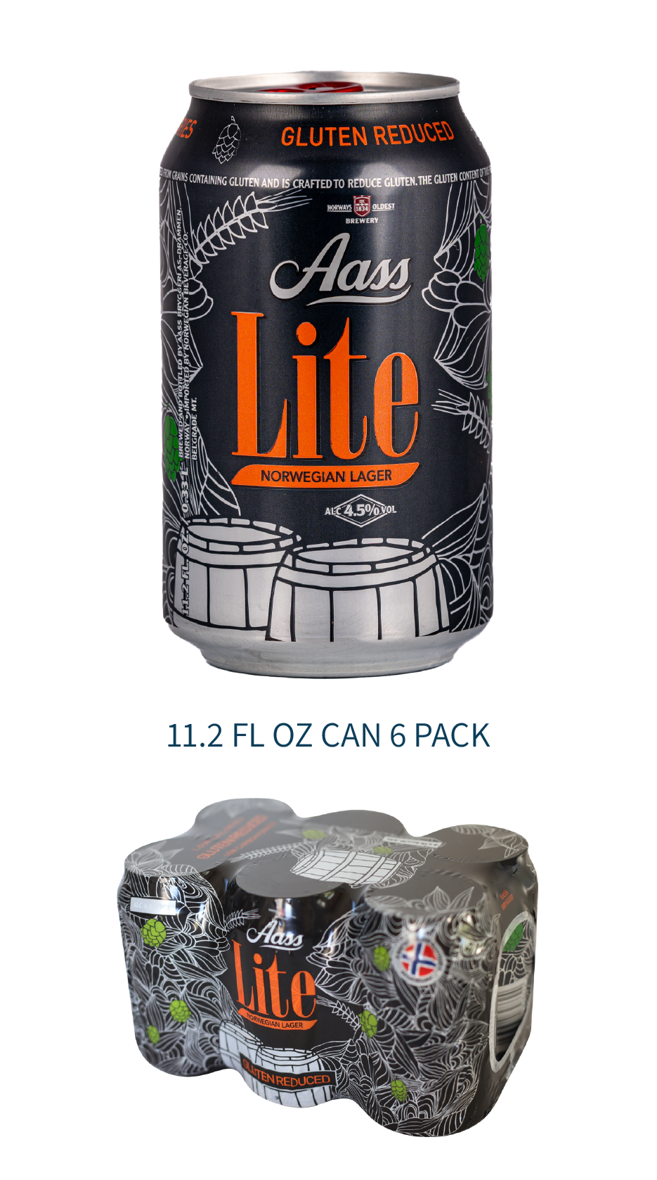 AASS LITE NORWEGIAN LAGER 6 PACK
